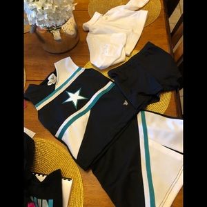 Girls cheerleading uniform
